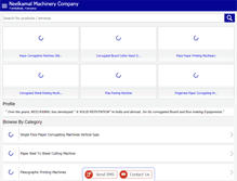 Tablet Screenshot of neelkamalmachinery.com